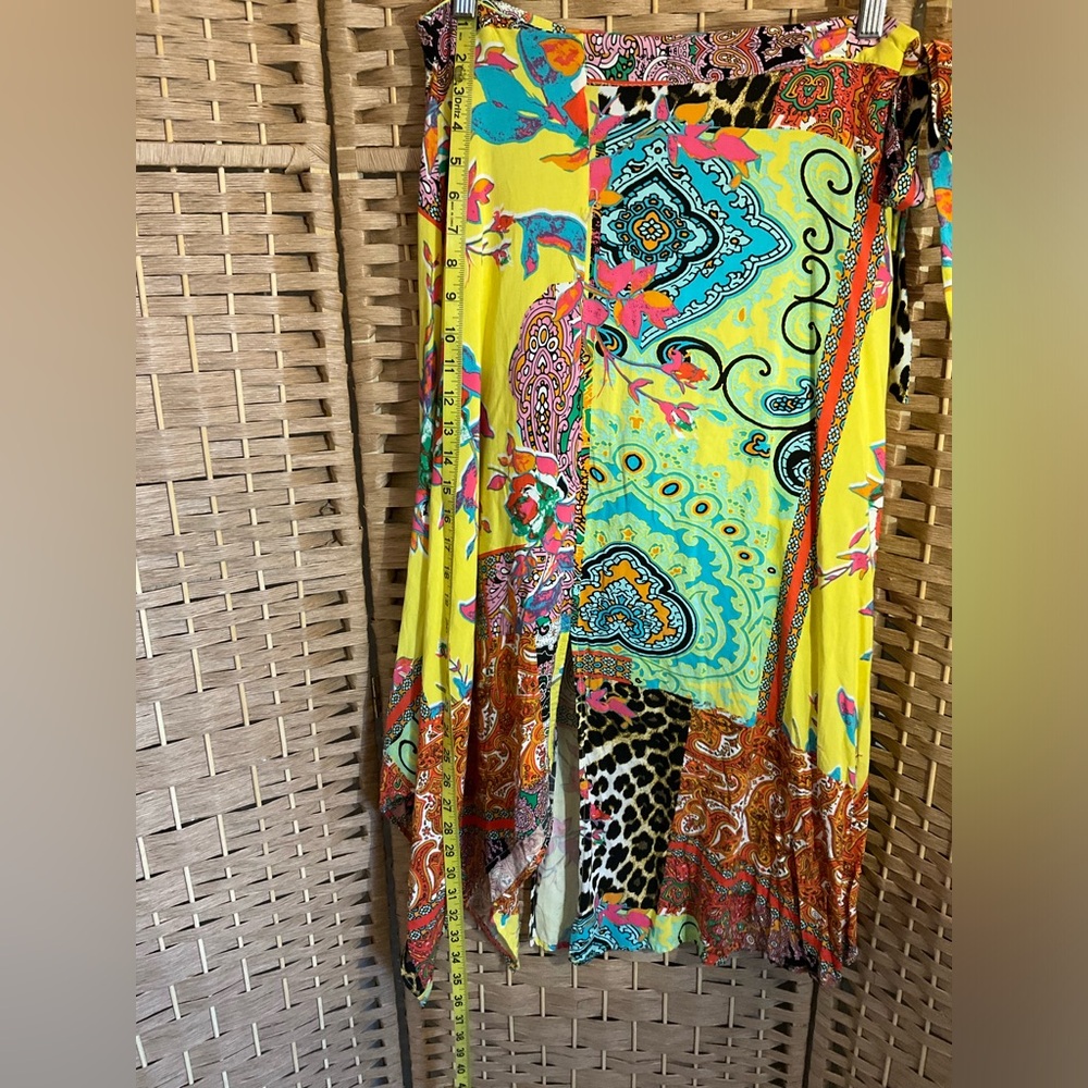 Melissa Paige Patchwork Midi Skirt - Picture 14 of 15